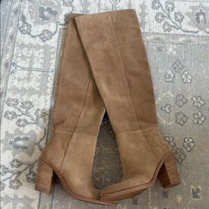 Tan over the Knee Women's Boots